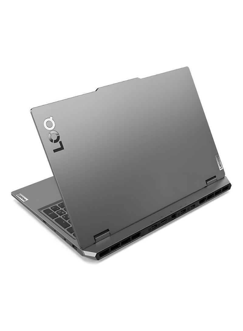 Lenovo - LOQ Gaming 15ARP9 with 15.6" FHD 144HZ Display/ AMD Ryzen 7 7435HS/ 16GB RAM/ 512GB SSD/ Nvidia RTX 4050 (6GB Graphics)/ Windows 11 Home/ White Backlit Keyboard English Luna Grey - Image 1