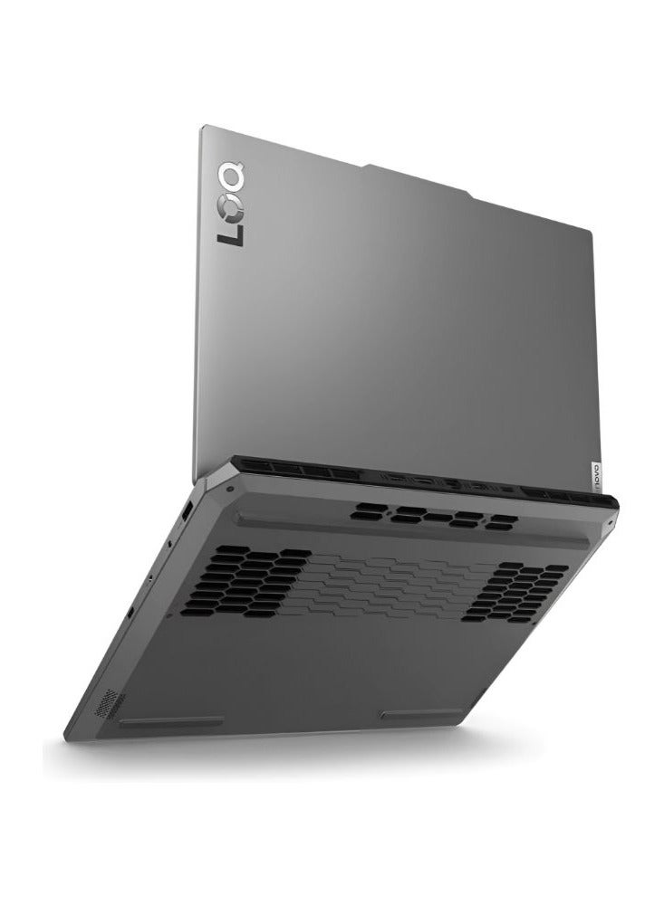Lenovo - LOQ Gaming 15ARP9 with 15.6" FHD 144HZ Display/ AMD Ryzen 7 7435HS/ 16GB RAM/ 512GB SSD/ Nvidia RTX 4050 (6GB Graphics)/ Windows 11 Home/ White Backlit Keyboard English Luna Grey - Image 1