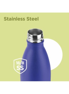 Milton 750ml Vacuum Insulated Water Bottle with Straw Lid - 2 lids included, Keeps Drinks Hot & Cold, 18/8 Stainless Steel, Double-Walled Flask with Inner Copper Coating - Sports, Gym - Larvik  - Image 5