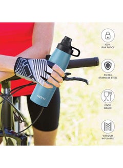 Milton 625ml Vacuum Insulated Water Bottle, Keeps Drinks Hot and Cold, 18/8 Stainless Steel, Double-Walled Thermos Flask, Easy to Carry for Sports, Gym, Office, Sprint Blue  - Image 2