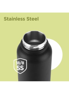 Milton 1180ml Vacuum Insulated Water Bottle with Straw Lid - 2 lids included, Keeps Drinks Hot and Cold, 18/8 Stainless Steel, Double-Walled Flask with Inner Copper Coating - Sports - Ultrasip  - Image 5