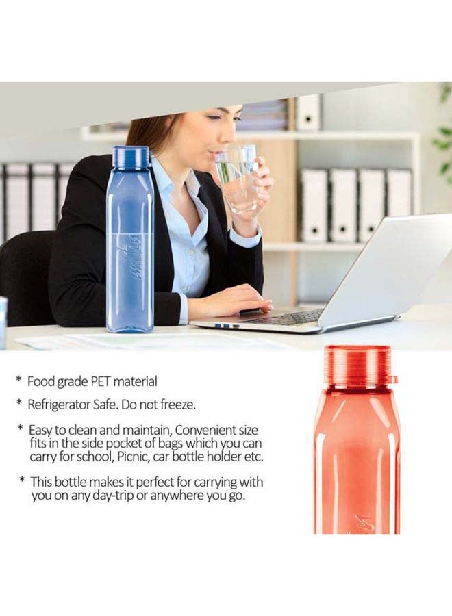 ميلتون زجاجة مياه حيوانات أليفة برايم 1000، مجموعة من 5، 1 لتر لكل منها، متنوعة | خالية من BPA | 100% مقاومة للتسرب | زجاجة مكتبية | زجاجة رياضية | منزل | مطبخ | زجاجة سفر | تسلق | زجاجة مشي - Image 5