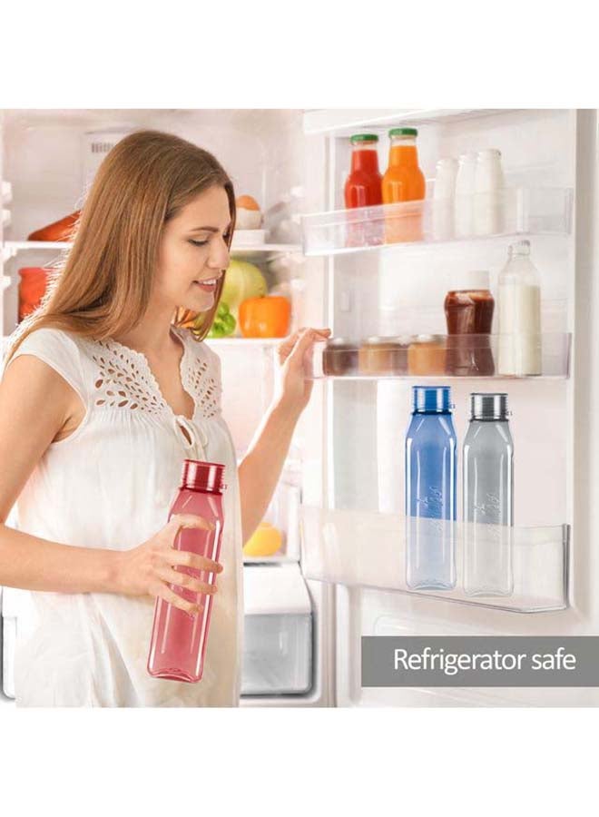 ميلتون زجاجة مياه حيوانات أليفة برايم 1000، مجموعة من 5، 1 لتر لكل منها، متنوعة | خالية من BPA | 100% مقاومة للتسرب | زجاجة مكتبية | زجاجة رياضية | منزل | مطبخ | زجاجة سفر | تسلق | زجاجة مشي - Image 4