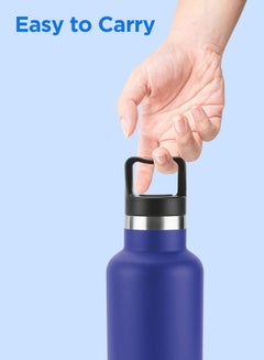 ميلتون 750ml Vacuum Insulated Water Bottle, Keeps Drinks 12 hours Hot, 24 hours cold, 18/8 Stainless Steel, Double-Walled Thermos Flask with Inner Copper Coating for Sports, Gym, Office, Haruki  - Image 4