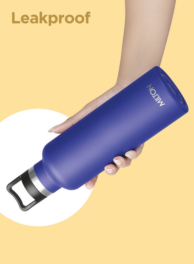 Milton - 750ml Vacuum Insulated Water Bottle, Keeps Drinks 12 hours Hot, 24 hours cold, 18/8 Stainless Steel, Double-Walled Thermos Flask with Inner Copper Coating for Sports, Gym, Office, Haruki - Image 1