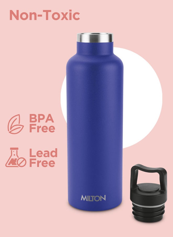 Milton - 750ml Vacuum Insulated Water Bottle, Keeps Drinks 12 hours Hot, 24 hours cold, 18/8 Stainless Steel, Double-Walled Thermos Flask with Inner Copper Coating for Sports, Gym, Office, Haruki - Image 1