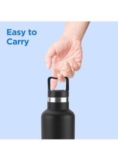 Milton 750ml Vacuum Insulated Water Bottle, Keeps Drinks 12 hours Hot & 24 hours cold, 18/8 Stainless Steel, Double-Walled Thermos Flask with Inner Copper Coating for Sports, Gym, Haruki  - Image 4