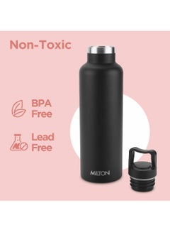Milton 750ml Vacuum Insulated Water Bottle, Keeps Drinks 12 hours Hot & 24 hours cold, 18/8 Stainless Steel, Double-Walled Thermos Flask with Inner Copper Coating for Sports, Gym, Haruki  - Image 3