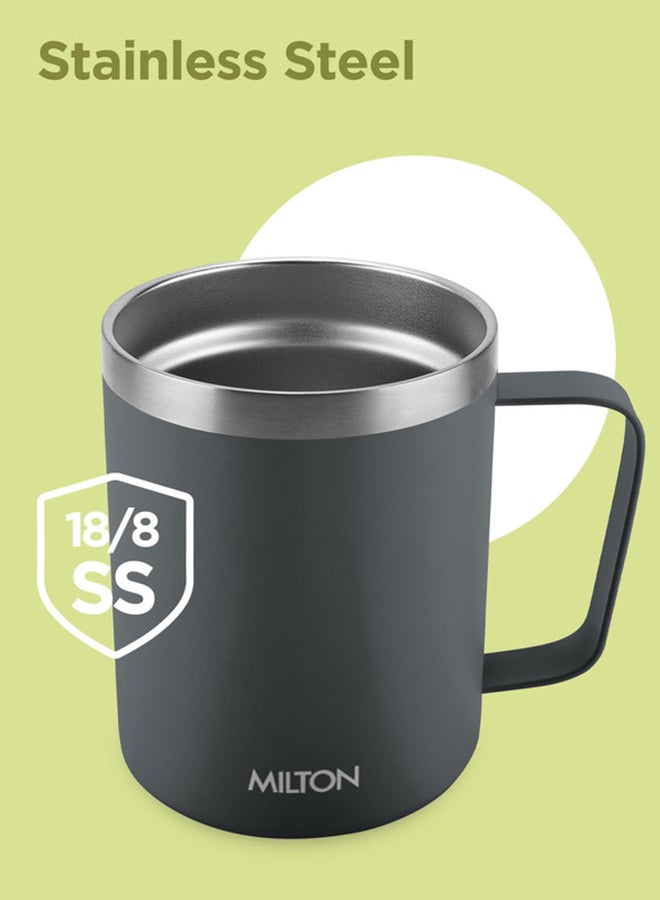Milton 400ml Vacuum Insulated Travel Coffee Mug with Straw & Lid, Keeps Drinks Hot & Cold for 10 Hours, 18/8 Stainless Steel Tumbler, Double-Walled Thermos Flask for Tea, Cappuccino - Clifton  - Image 4