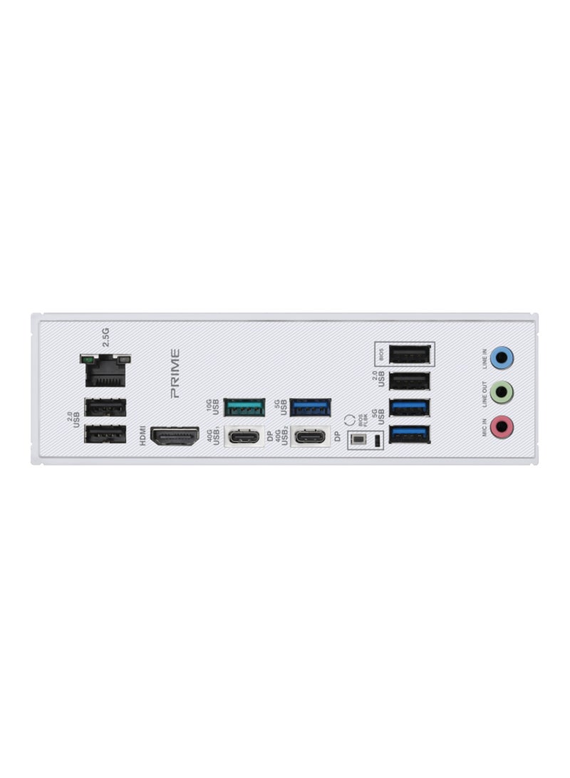 ASUS - Prime X870-P Wi-Fi ATX Motherboard, X870 Chipset, AM5 Socket, 4*DIMM DDR5 192GB Max Memory, 4*M.2, 1*PCIe 5.0*16, 1*2.5Gb Ethernet & Wi-Fi 7, Bluetooth v5.4, 1*HDMI, Dual USB4, USB 10Gbps Type-C, Exclusive AI Technologies, Overclocking Technologies | 90MB1IS0-M0EAY0 Black - Image 1