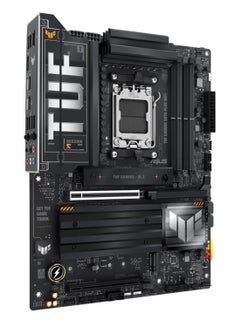 أسوس لوحة أم TUF Gaming X870-Plus Wi-Fi ATX، شريحة X870، مقبس AM5، 4*DIMM DDR5 192GB بحد أقصى للذاكرة، 4*M.2، 1*PCIe 5.0*16، 1*2.5Gb Ethernet & Wi-Fi 7، Bluetooth v5.4، 1*HDMI، USB4 مزدوج، تقنيات الذكاء الاصطناعي الحصرية، تقنيات رفع تردد التشغيل | 90MB1IU0-M0EAY0  - Image 2