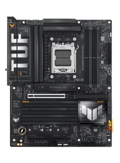 أسوس لوحة أم TUF Gaming X870-Plus Wi-Fi ATX، شريحة X870، مقبس AM5، 4*DIMM DDR5 192GB بحد أقصى للذاكرة، 4*M.2، 1*PCIe 5.0*16، 1*2.5Gb Ethernet & Wi-Fi 7، Bluetooth v5.4، 1*HDMI، USB4 مزدوج، تقنيات الذكاء الاصطناعي الحصرية، تقنيات رفع تردد التشغيل | 90MB1IU0-M0EAY0  - Image 1
