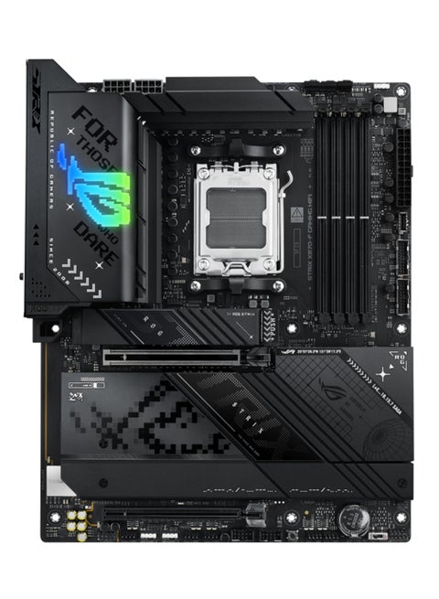 ROG Strix X870-F Gaming Wi-Fi ATX Motherboard, X870 Chipset, AM5 Socket, 4*DIMM DDR5 192GB Max Memory, 4*M.2, 1*PCIe 5.0*16, 1*2.5Gb Ethernet & Wi-Fi 7, Bluetooth v5.4, 1*HDMI, 1*DP, Dual USB4, Exclusive AI Technologies, Overclocking Technologies | 90MB1IV0-M0EAY0 Black