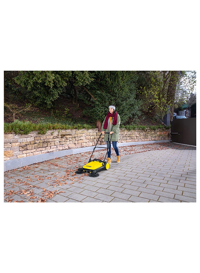 KARCHER - Push Sweeper S4 Twin for Year-Round Applications On Smaller And Narrower Areas Yellow & Black - Image 1