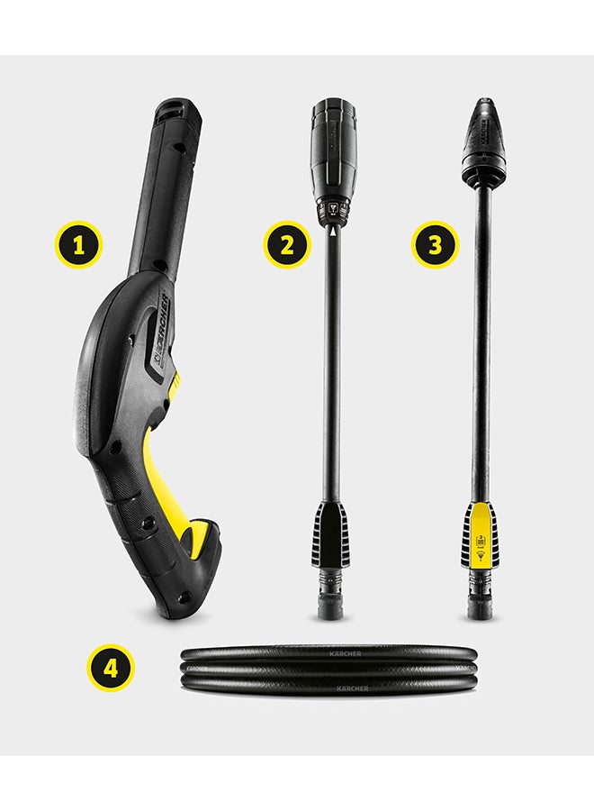 KARCHER - Pressure Washer 110bar, 1400W, App Control, Dirt Blaster, Car and Home Cleaning, K2 Power Control Yellow & Black - Image 1