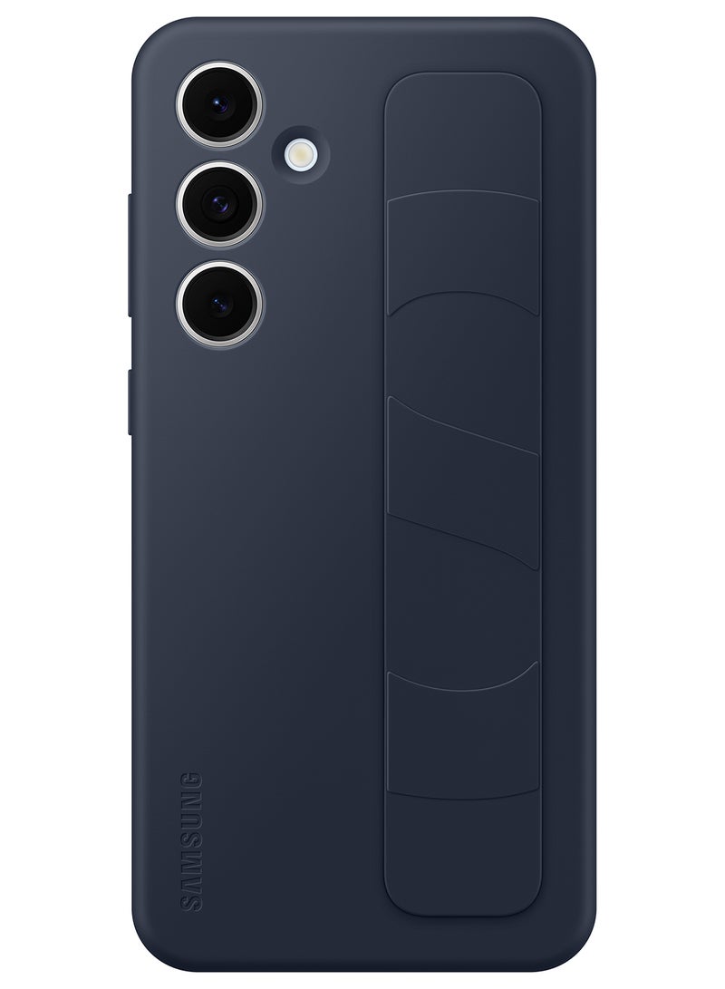 Samsung Galaxy S24 FE Standing Grip Case - Dark Blue - Image 1