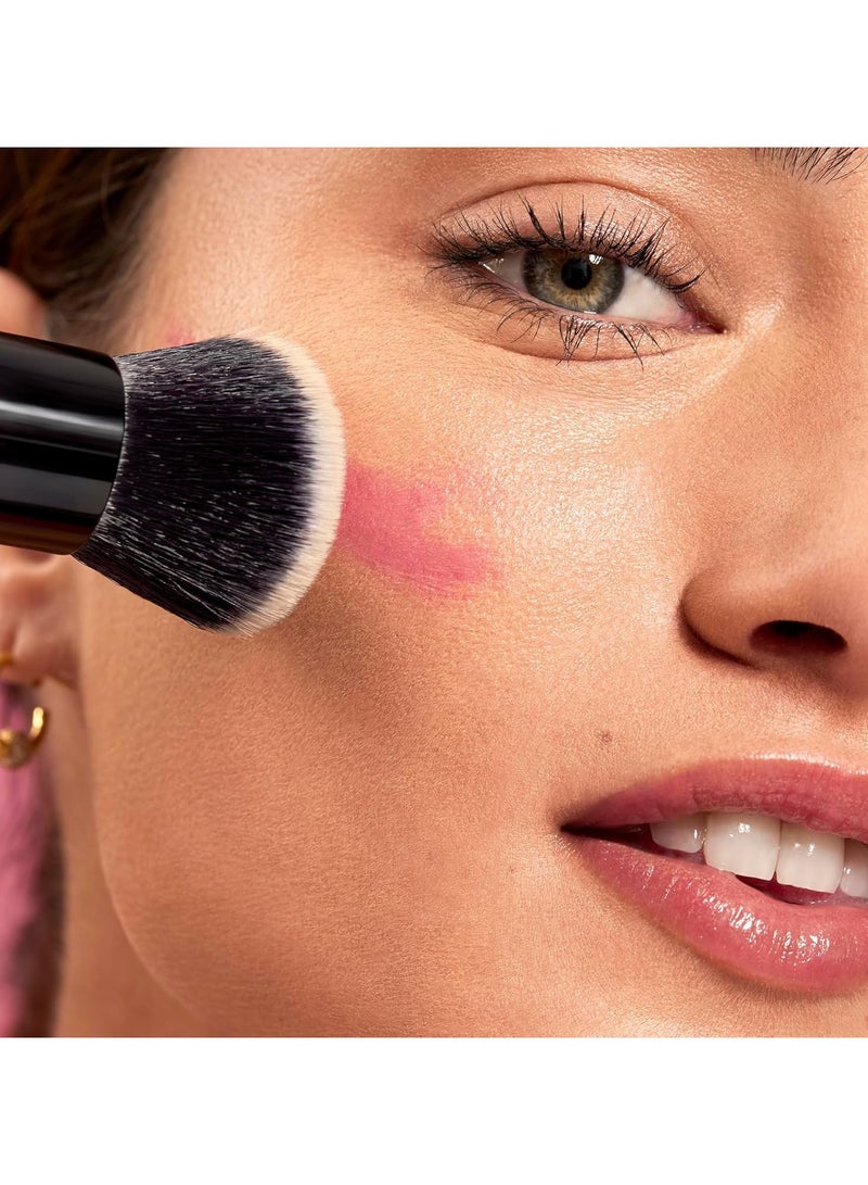 إلف فرشاة أحمر الخدود السائل بتصميم تمويه لتطبيق ومزج الألوان على الخدين - Image 4