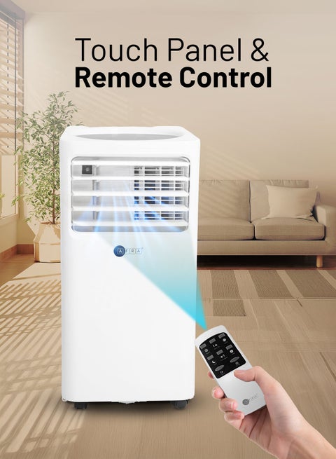 Portable Air Conditioner with Cooling, Heating, Dehumidifier & Fan | 12000 BTU | Remote Control & LED Display | R290 Refrigerant | 2-Year Warranty AF-120PACWH White