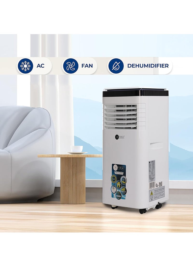 AFRA - Portable Air Conditioner with Cooling, Heating, Dehumidifier & Fan | 9000 BTU | Remote Control & LED Display | Energy-Efficient R290 Refrigerant | 2-Year Warranty AF-900PACWH White - Image 1