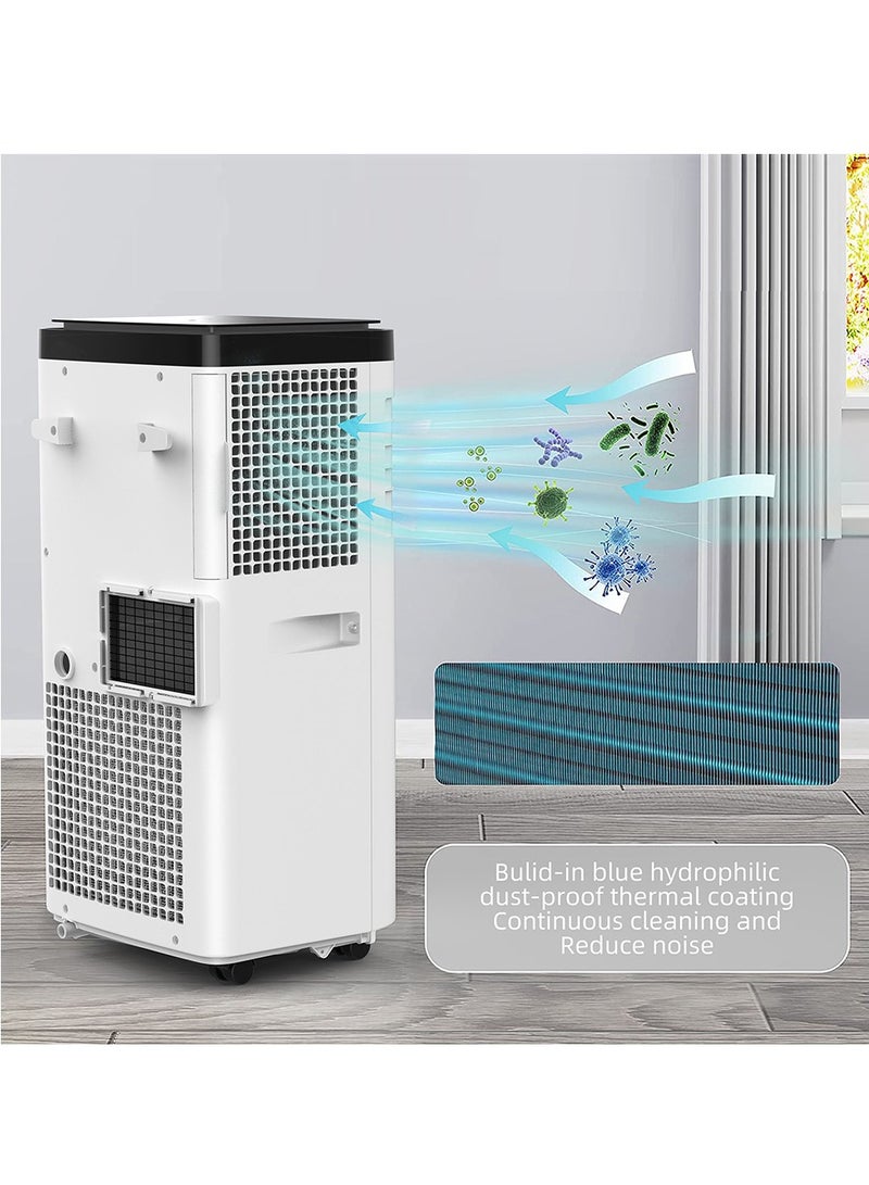 AFRA Portable Air Conditioner with Cooling, Heating, Dehumidifier & Fan | 9000 BTU | Remote Control & LED Display | Energy-Efficient R290 Refrigerant | 2-Year Warranty AF-900PACWH White  - Image 4