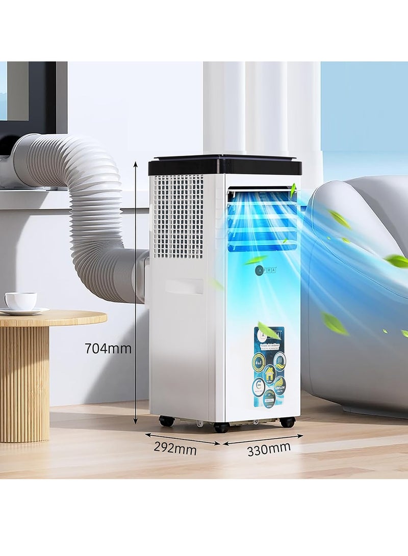 AFRA Portable Air Conditioner with Cooling, Heating, Dehumidifier & Fan | 9000 BTU | Remote Control & LED Display | Energy-Efficient R290 Refrigerant | 2-Year Warranty AF-900PACWH White  - Image 2