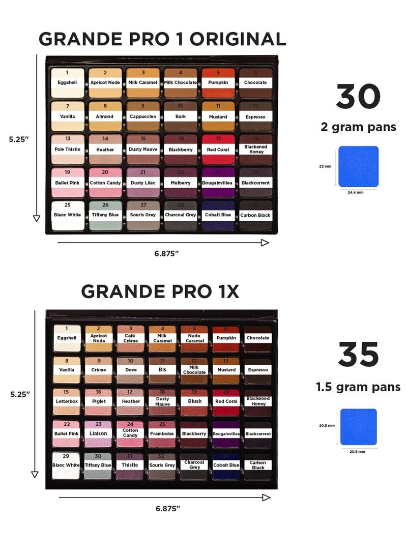 VISEART - Eyeshadow Palette Grande Pro 1X – VGP001 Multicolor - Image 1