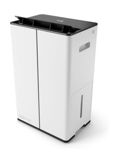 Swiss Design Dehumidifier: Wi-Fi, 2 Drainage Options, Air Purification, Ideal for Large Rooms up to 70sqm, Quiet, 24H Timer, 5L Tank, Swing & Night Modes (Lukas) - 2-Year Warranty+Local Support L-031 White