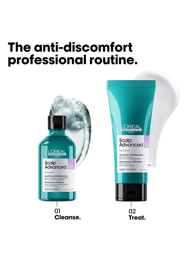 L'Oréal Professionnel Scalp Advanced: Anti-Discomfort Glacial Utopia Duo Set | Shampoo 300Ml And Treatment 200Ml | Serie Expert  - Image 2