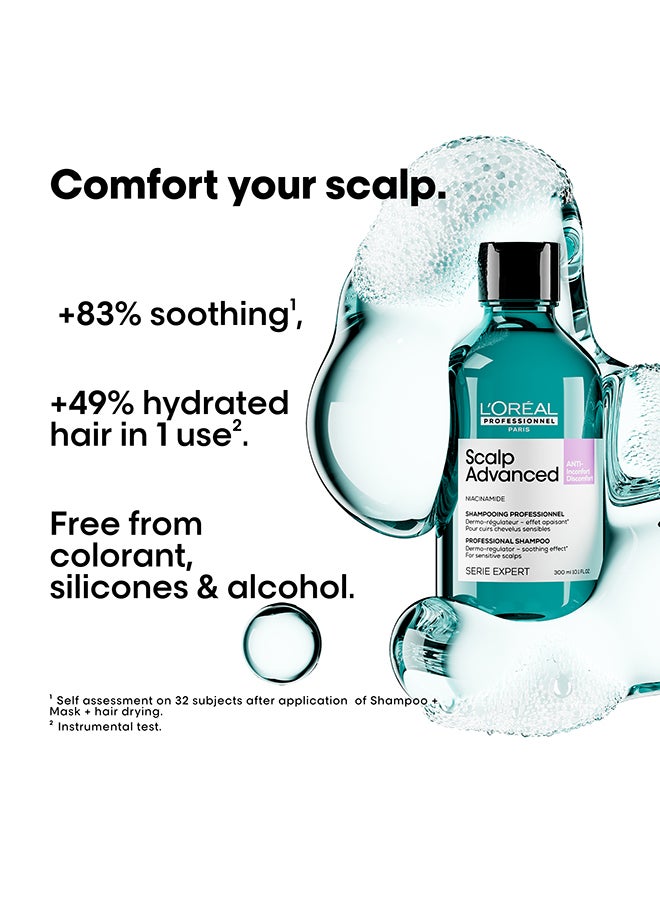 L'Oréal Professionnel Scalp Advanced: Anti-Discomfort Glacial Utopia Duo Set | Shampoo 300Ml And Treatment 200Ml | Serie Expert  - Image 5