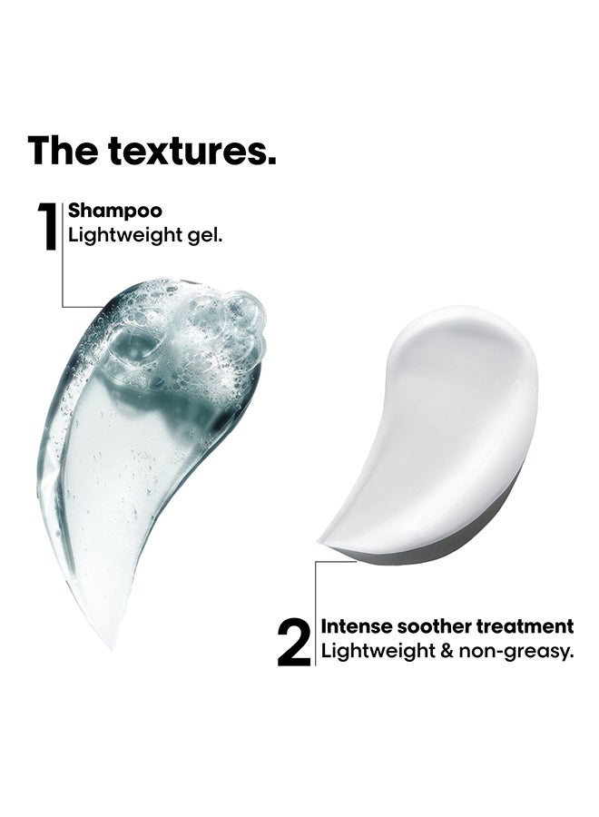 Scalp Advanced: Anti-Discomfort Glacial Utopia Duo Set | Shampoo 300Ml And Treatment 200Ml | Serie Expert