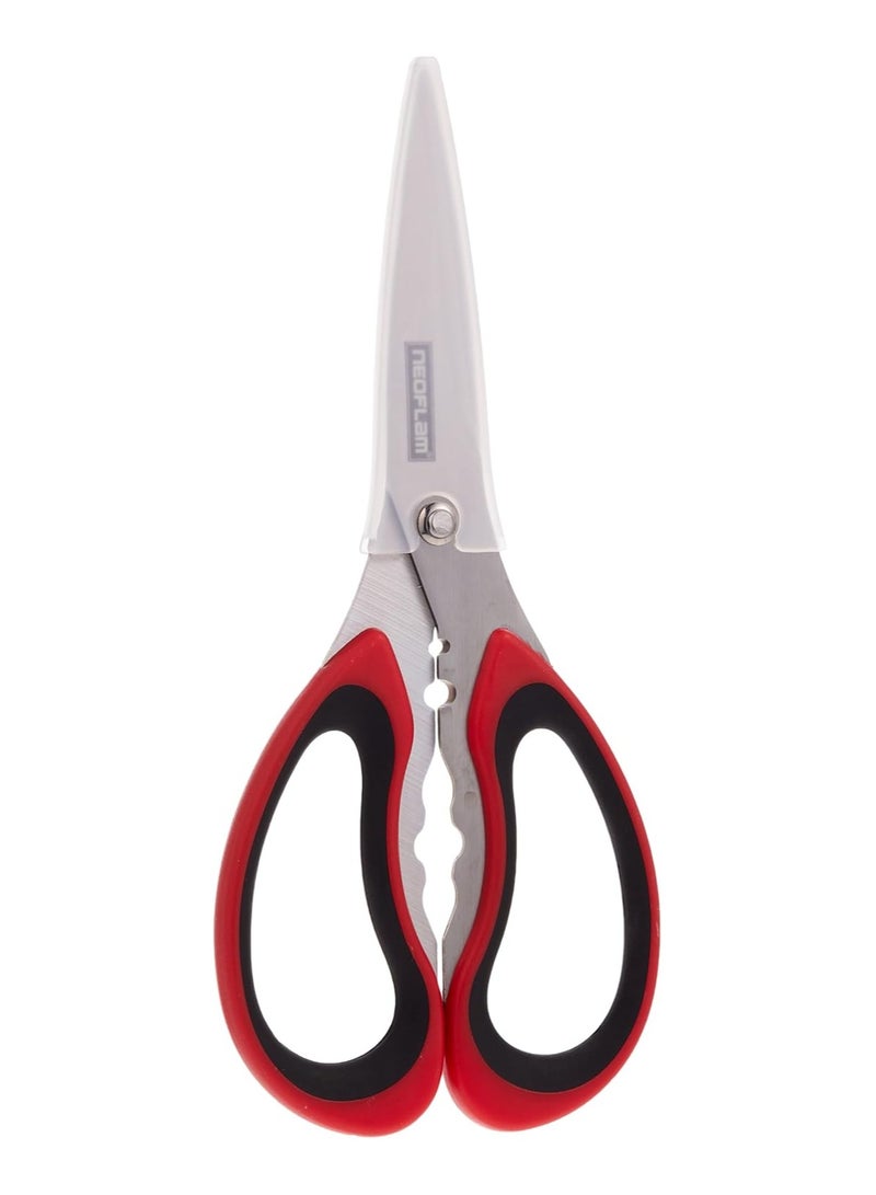 نيو فلام Stainless Steel Kitchen Scissor Black - Image 3