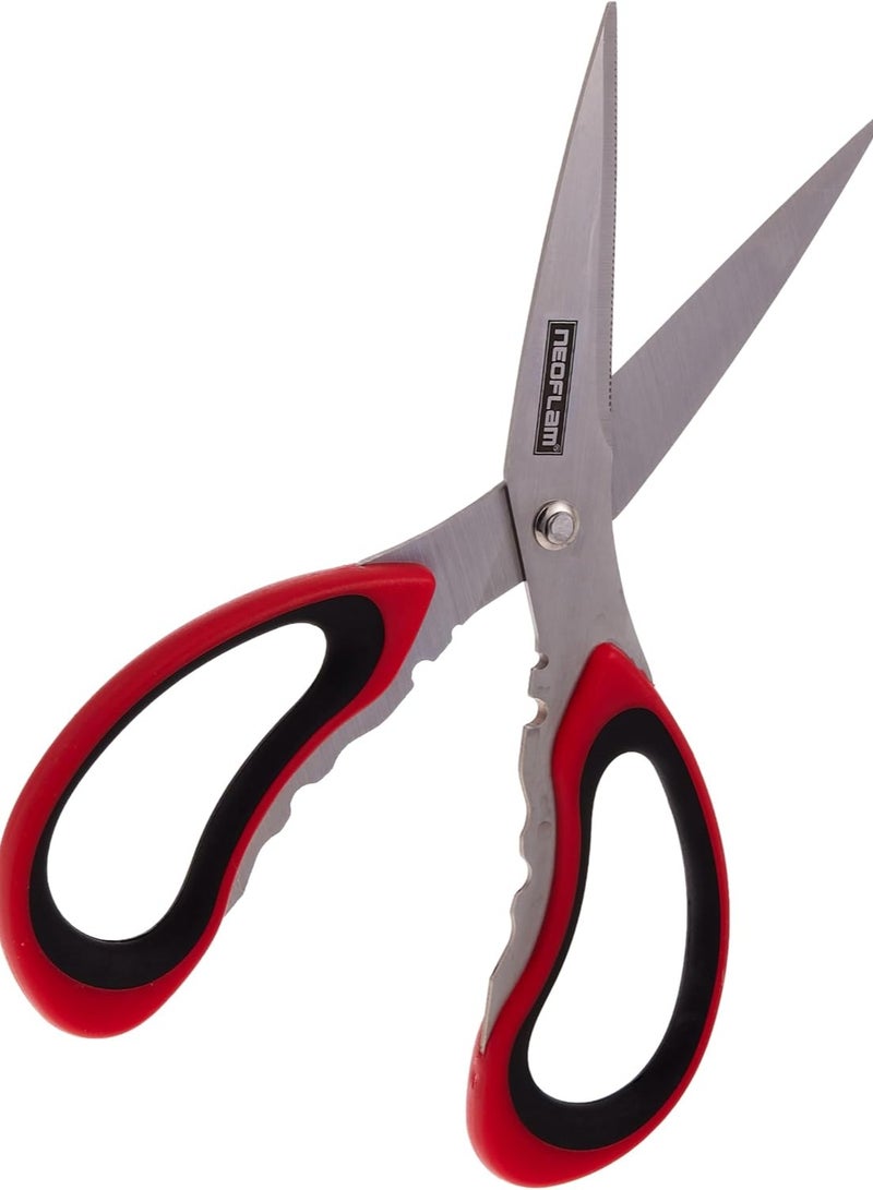 نيو فلام Stainless Steel Kitchen Scissor Black - Image 2