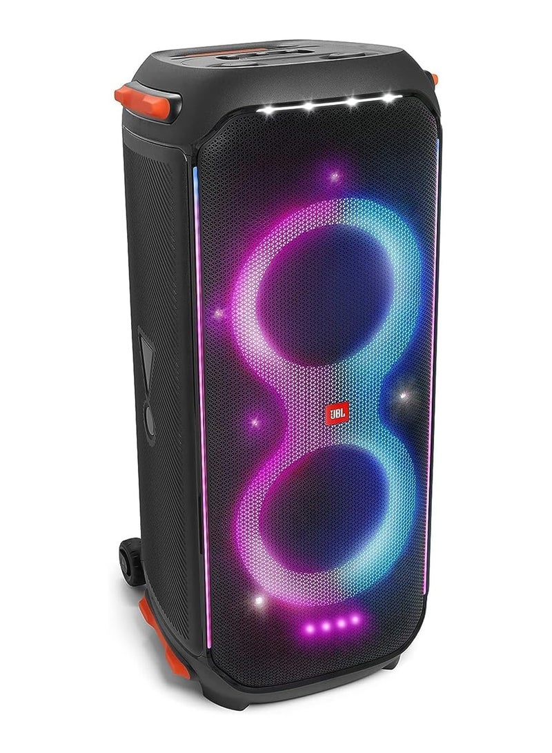 JBL Partybox 710 Party Speaker With 800W RMS Powerful Sound, Built-In Lights And Partybox Wireless Mic Combo JBLPARTYBOX710EU+JBLPBWIRELESSMIC Black  - Image 4