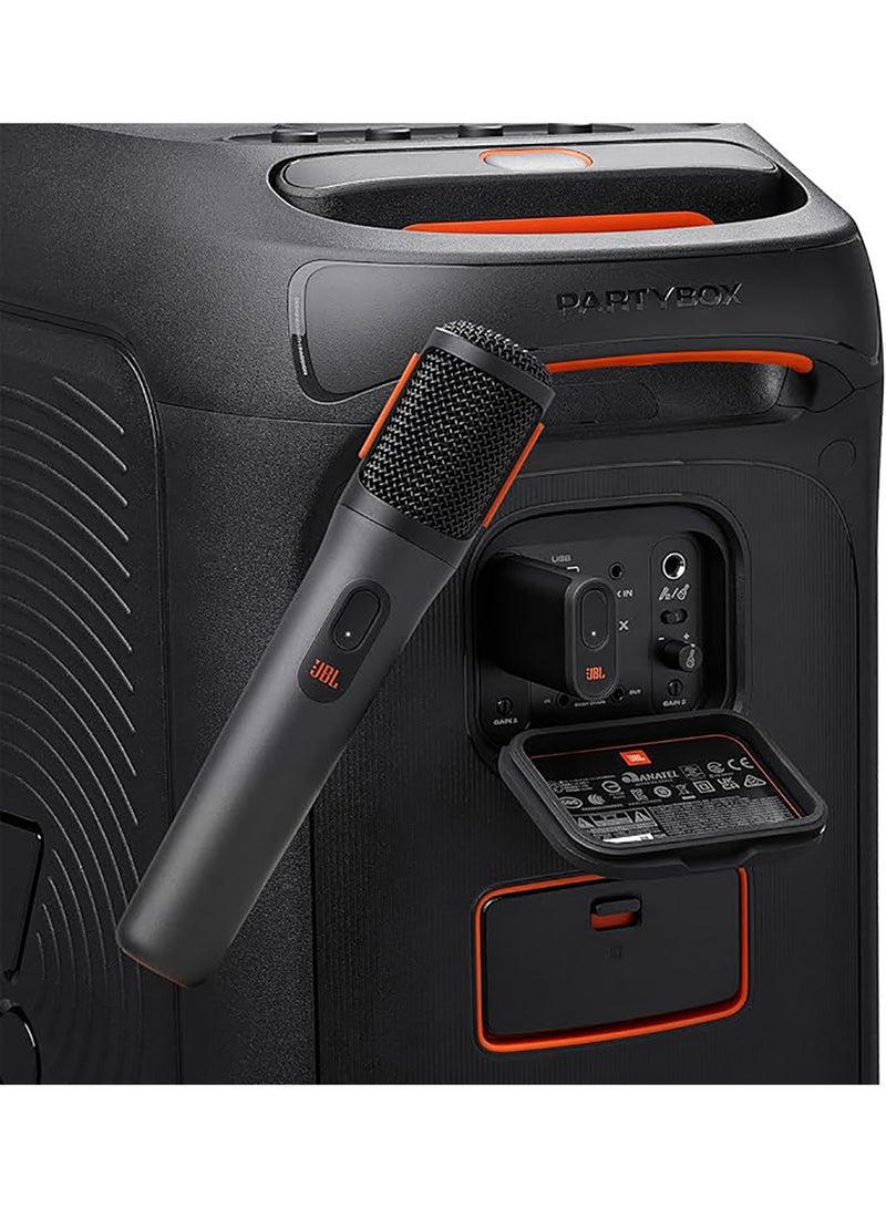 JBL Partybox 710 Party Speaker With 800W RMS Powerful Sound, Built-In Lights And Partybox Wireless Mic Combo JBLPARTYBOX710EU+JBLPBWIRELESSMIC Black  - Image 5