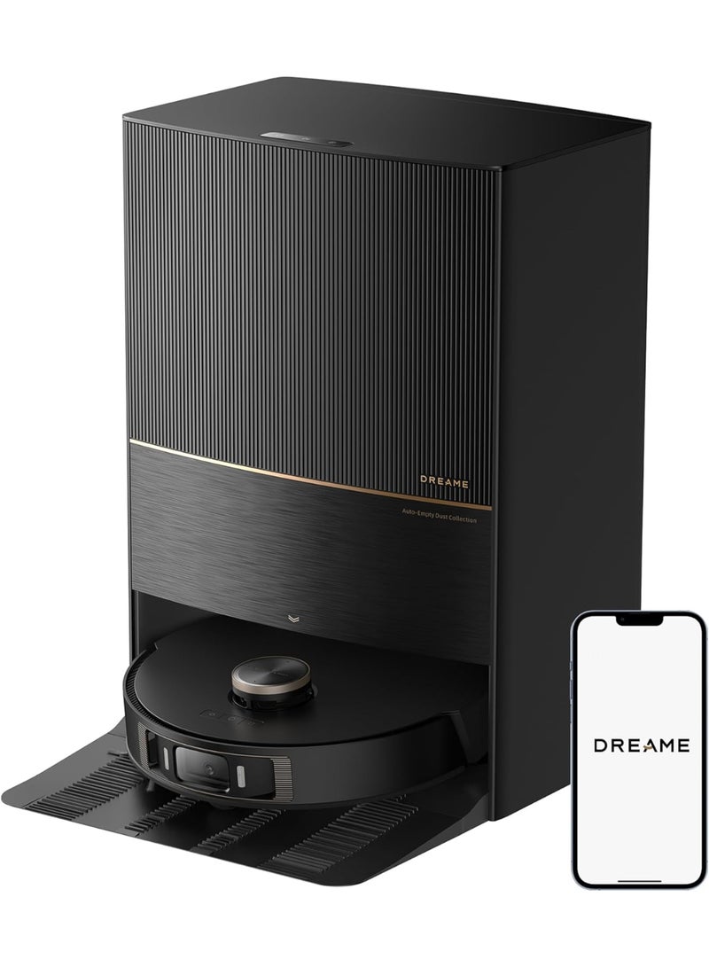 Dreame - Ultra Robot Vacuum and Mop with Mop-Extend,Auto Mop Removal,Raising,Washing and Drying,7000Pa Suction,Self-Emptying,Self-Refilling,AI Obstacle Avoidance 4.5 L 100 W L20 ULTRA Black - Image 1