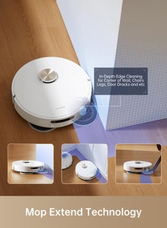 Dreame Robotic Vacuum Cleaner DreameBot L10s Pro Ultra Heat,Mop Extend, 7000Pa Suction, Auto Robot Care and Maintenance, Smart Obstacle Avoidance, Work with Alexa/Google Home/Siri, Ideal for Hair, Carpets 4.5 L 55 W L10S PRO ULTRA White  - Image 4
