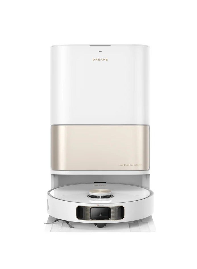 Robotic Vacuum Cleaner DreameBot L10s Pro Ultra Heat,Mop Extend, 7000Pa Suction, Auto Robot Care and Maintenance, Smart Obstacle Avoidance, Work with Alexa/Google Home/Siri, Ideal for Hair, Carpets 4.5 L 55 W L10S PRO ULTRA White