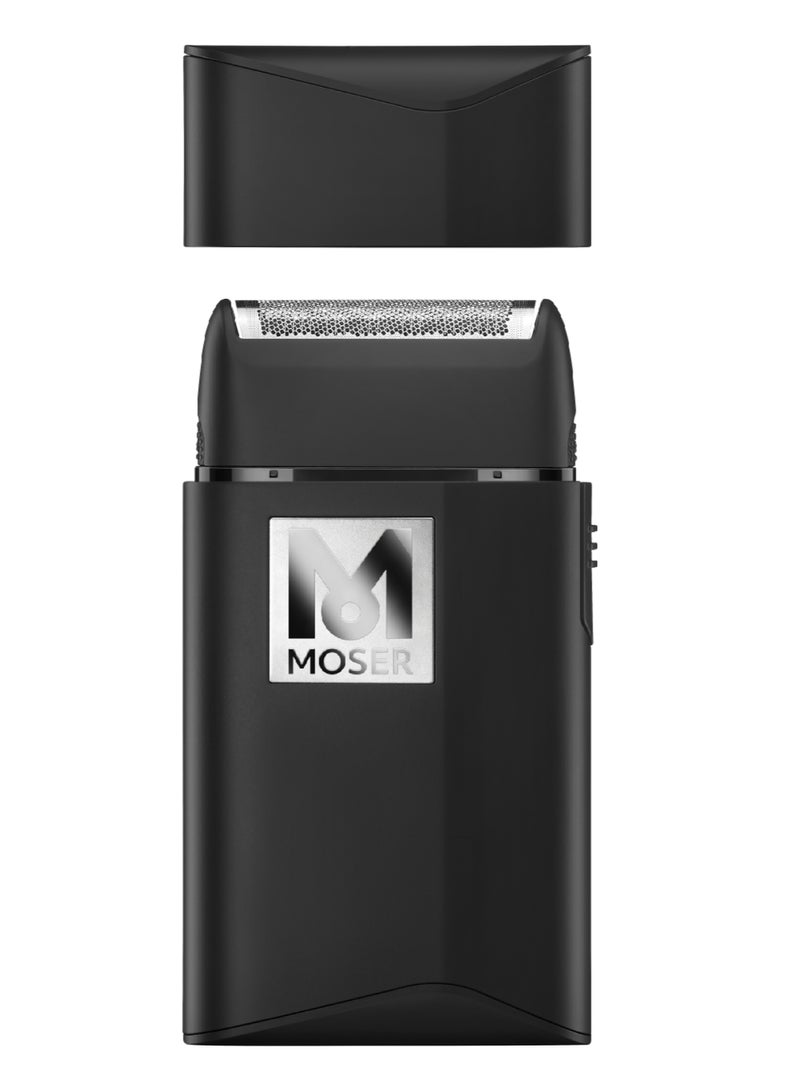 Pro Finish Cordless Mobile Shaver For Men | Ultra-Close 0.05 Mm Shaving Foil | Powerful 7500 Rpm Motor | 150-Min Run Time With 90-Min Quick Charge | Lightweight And Travel-Friendly (3616-0150) Black