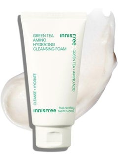 innisfree Green Tea Amino Hydrating Cleansing Foam 150grams  - Image 1