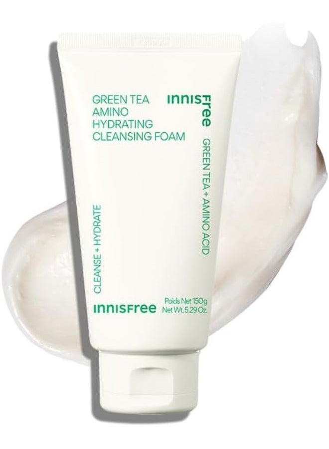 إنِّسفري Green Tea Amino Hydrating Cleansing Foam 150grams  - Image 1