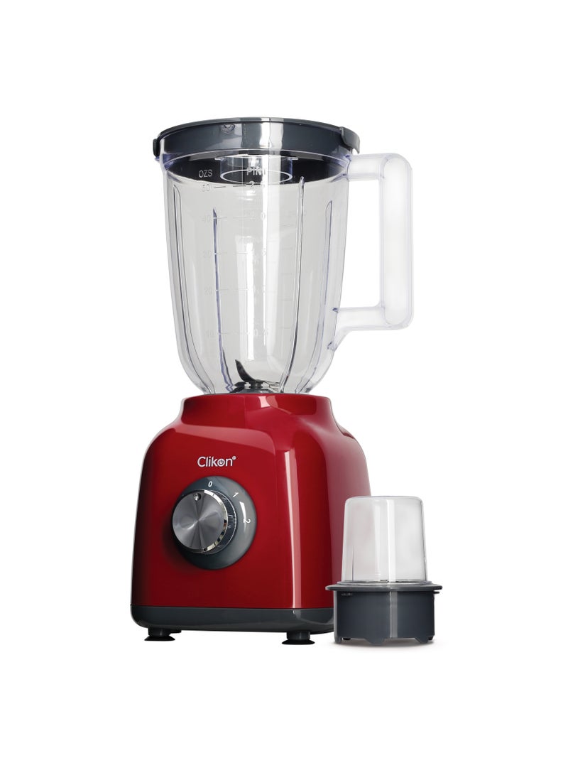 كليكون 2 in 1 Blender With Powerful Copper Motor and 1.5l Unbreakable Jar 1.5 L 400 W CK2294 Red  - Image 5