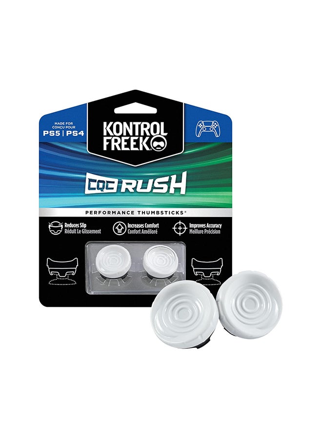 كنترول فريك KontrolFreek CQC Rush for Playstation 5 (PS5) Controller | Performance Thumbsticks | 2 Mid-Rise Concave | White  - Image 1