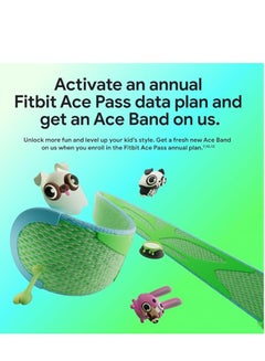 Fitbit Ace LTE - Kids Smartwatch with In-App Calling, Messaging, GPS - Mild Strange Arcade  - Image 4