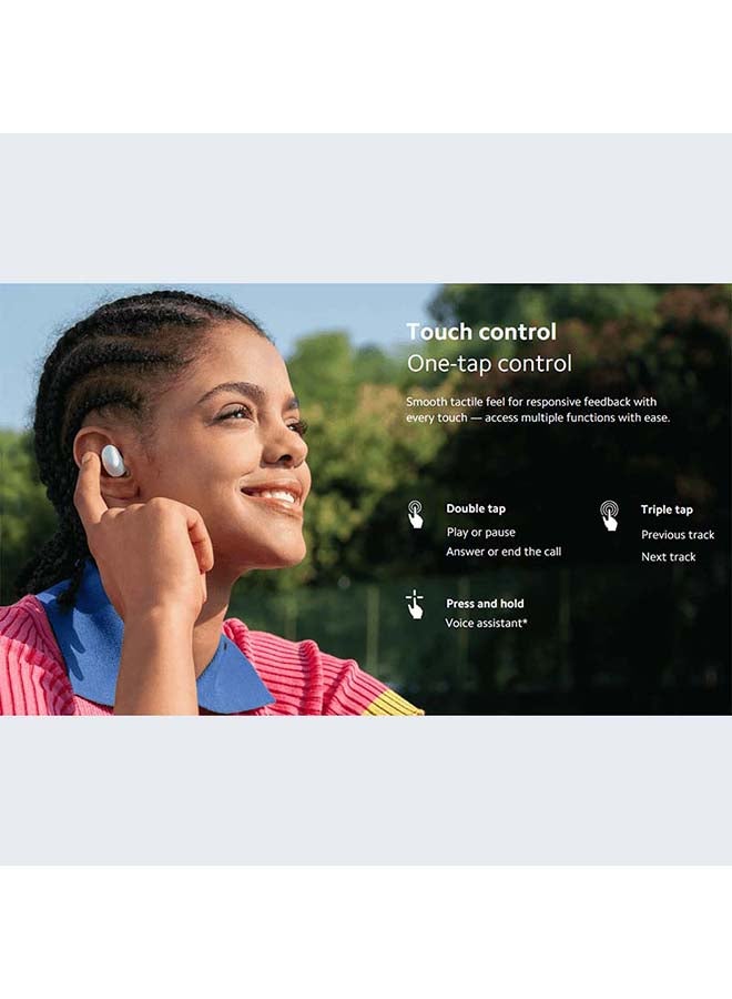 شاومي - Redmi Buds 6 Play - In-Ear Headphones, 36h Battery Life, 10 mm Dynamic Driver with 5 EQ Settings, AI Noise reductions for Calls, Bluetooth 5.4, Quick Charge for 3h Music in 10 Minutes White - Image 1