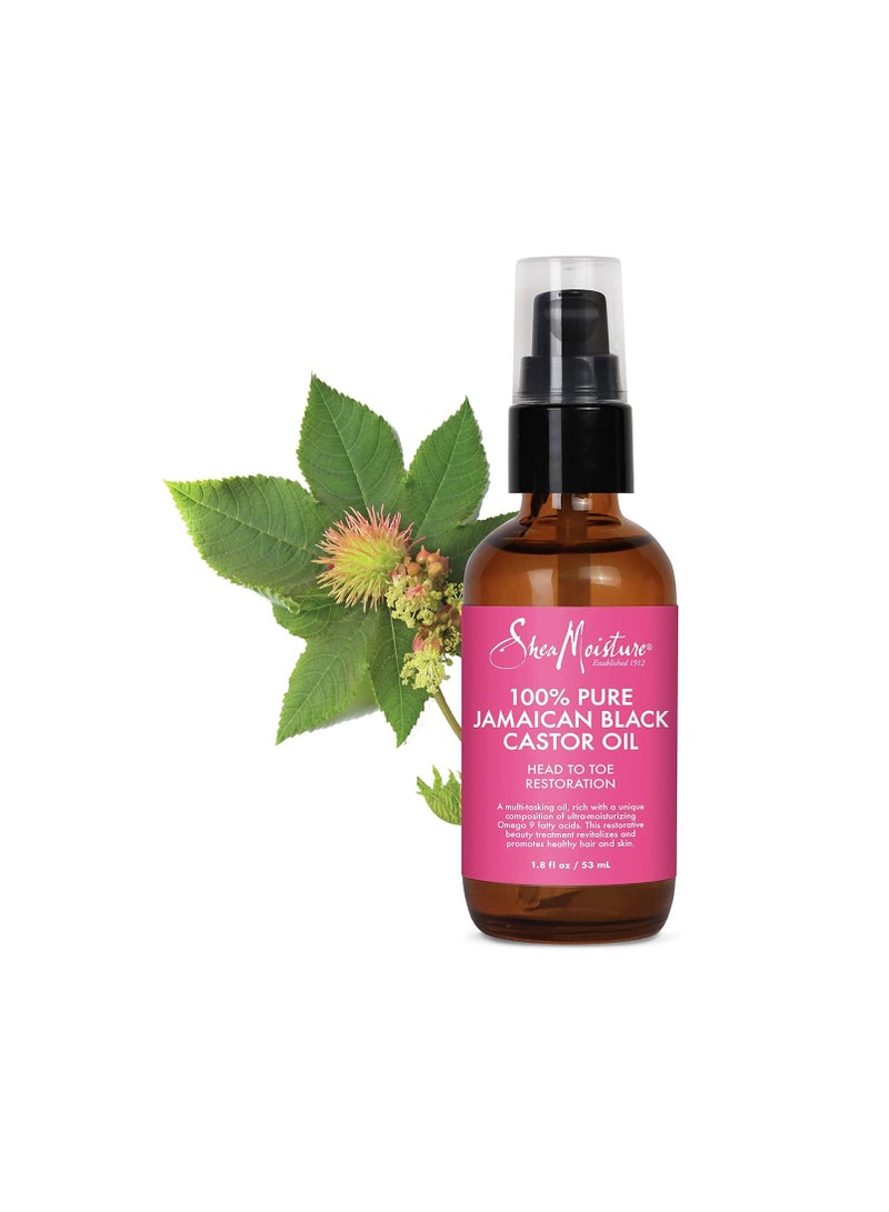 SheaMoisture Head To Toe Oil and Hair Oil for Dry Hair and Skin Jamaican Black Castor Oil Paraben Free Hair Oil, Body Oil 1.8 oz  - Image 5