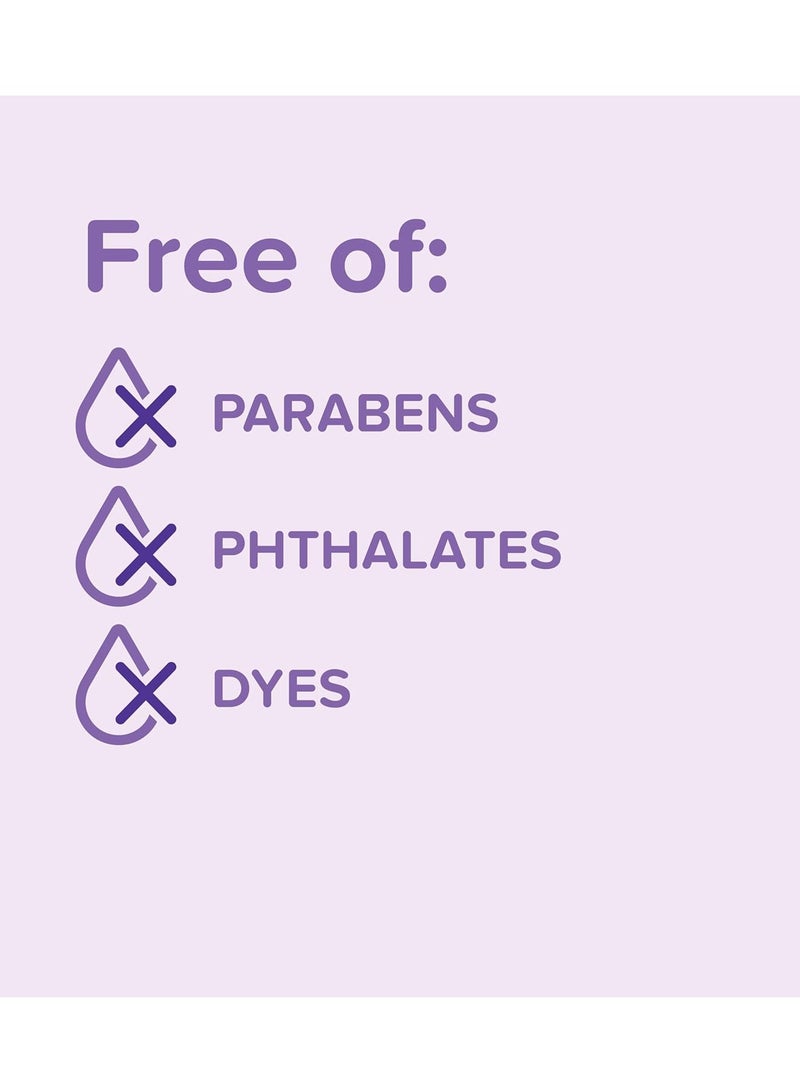 جونسون لوشن ترطيب للأطفال قبل النوم بزيت جوز الهند وروائح NaturalCalm لمساعدة الطفل على الاسترخاء، مضاد للحساسية وخالي من البارابين والفثالات والأصباغ، عناية لطيفة ببشرة الأطفال، 27.1 أونصة سائلة - Image 2