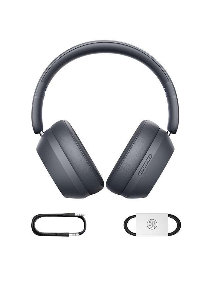 Baseus - Baseus Bass 35 Max Wireless Noise Cancelling Earphones Grey - Image 1