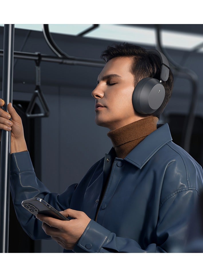Baseus - Baseus Bass 35 Max Wireless Noise Cancelling Earphones Grey - Image 1