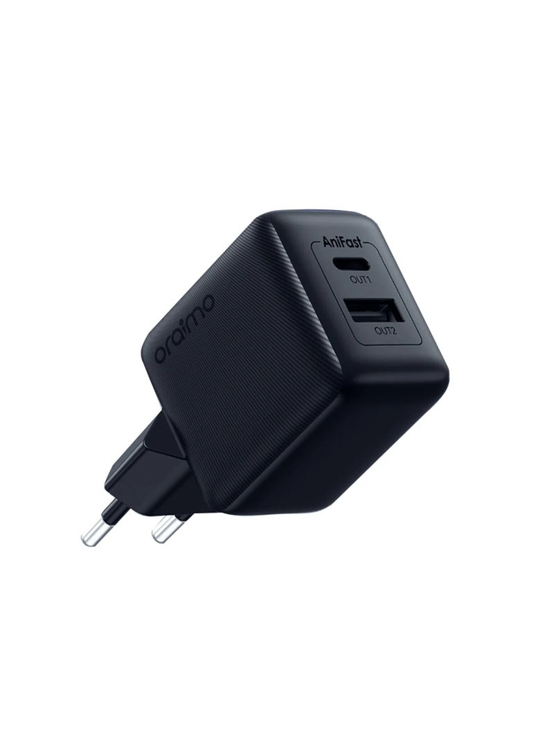 Oraimo Oraimo Cannon Wall Charger PD 18W Fast Charging OCW-5183E+C53 - Black - Image 4