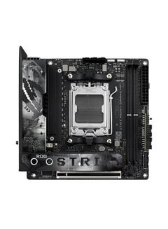 ASUS ROG Strix X870-I Gaming Wi-Fi ATX Motherboard, X870 Chipset, AM5 Socket, 2*DIMM DDR5 96GB Max Memory, 2*M.2, 1*PCIe 5.0*16, 1*2.5Gb Ethernet & Wi-Fi 7, Bluetooth v5.4, 1*HDMI, Dual USB4, Exclusive AI Technologies, Overclocking Technologies | 90MB1IW0-M0EAY0 Black  - Image 1